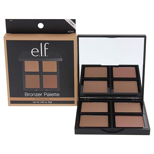 e.l.f. Bronzer Palette - Bronzed Beauty Women Bronzer 0.56 oz Beauty & Personal Care e.l.f.