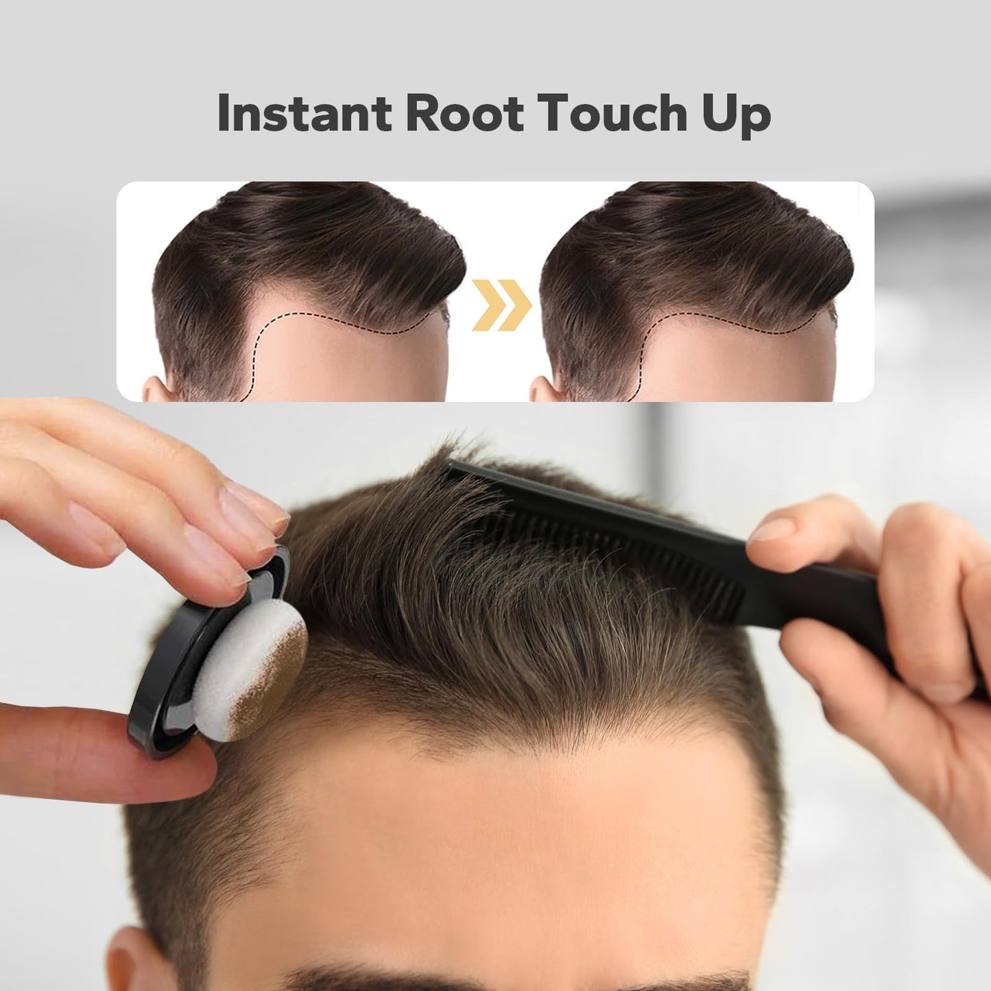 StyleShark Hairline Powder - Sweatproof Root Touch Up and Hair Thinning Cover Up for Women and Men (Auburn) Beauty & Personal Care StyleShark