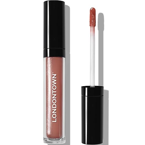 LONDONTOWN Gossamer, Peachy Beige, Plush Shine Lip Gloss Tube, Deep Hydrating High Shine Sheer Tint Non-Sticky Conditioning Balm Beauty & Personal Care LONDONTOWN