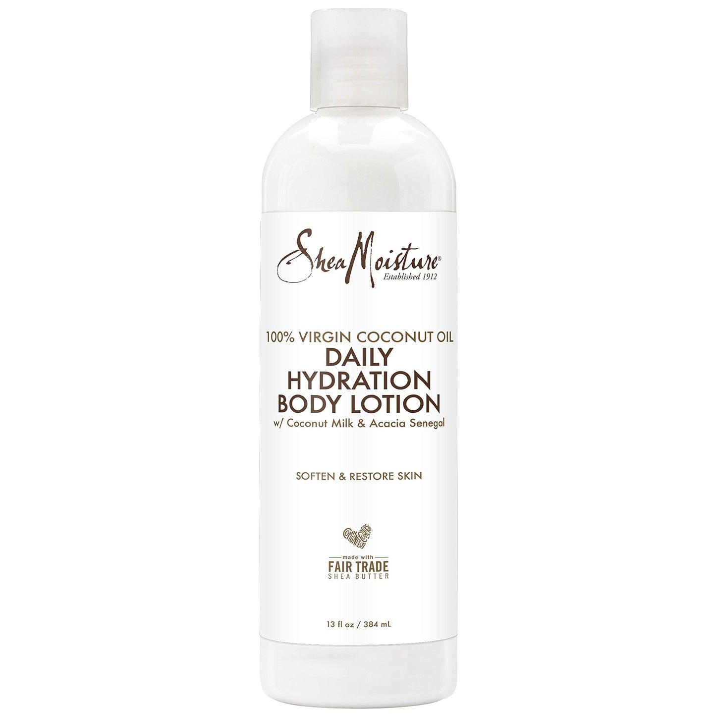 SheaMoisture 100% virgin coconut oil daily hydration body lotion moisturizer, 13 Fluid Ounce Beauty & Personal Care Shea Moisture