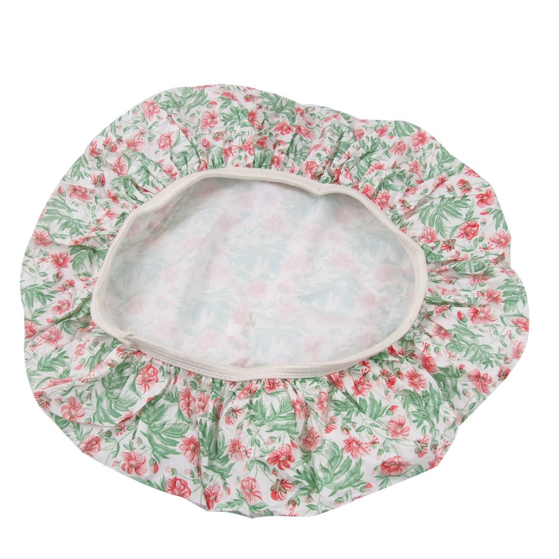 Ruilogod Plastic Flower Printed Ladies Elastic Hem Shower Cap 2 Pcs (id: 9a3 f08 24e b29 1b0 Beauty and Personal Care Ruilogod