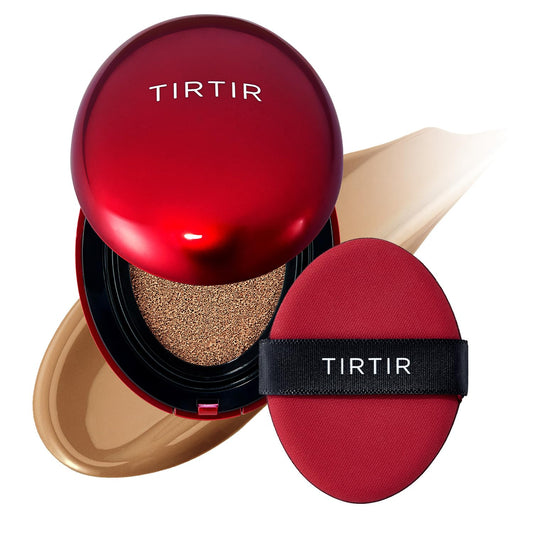 TIRTIR Mask Fit Red Cushion Foundation | Full coverage, Weightless, Skin fit, Satin Glow Finish, Korean Makeup BB Foundation, beauty, Tattoo cover up Beauty and Personal Care TIRTIR Default Title