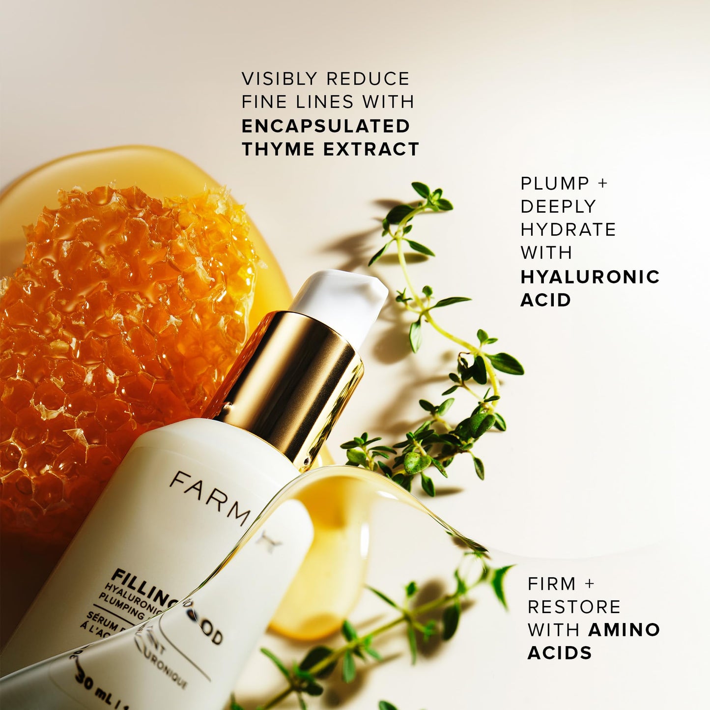 Farmacy Hyaluronic Acid Serum for Face - Filling Good Face Serum with Vegan Collagen Peptides - Helps Smooth Fine Lines + Wrinkles - Hydrating Beauty & Personal Care Farmacy