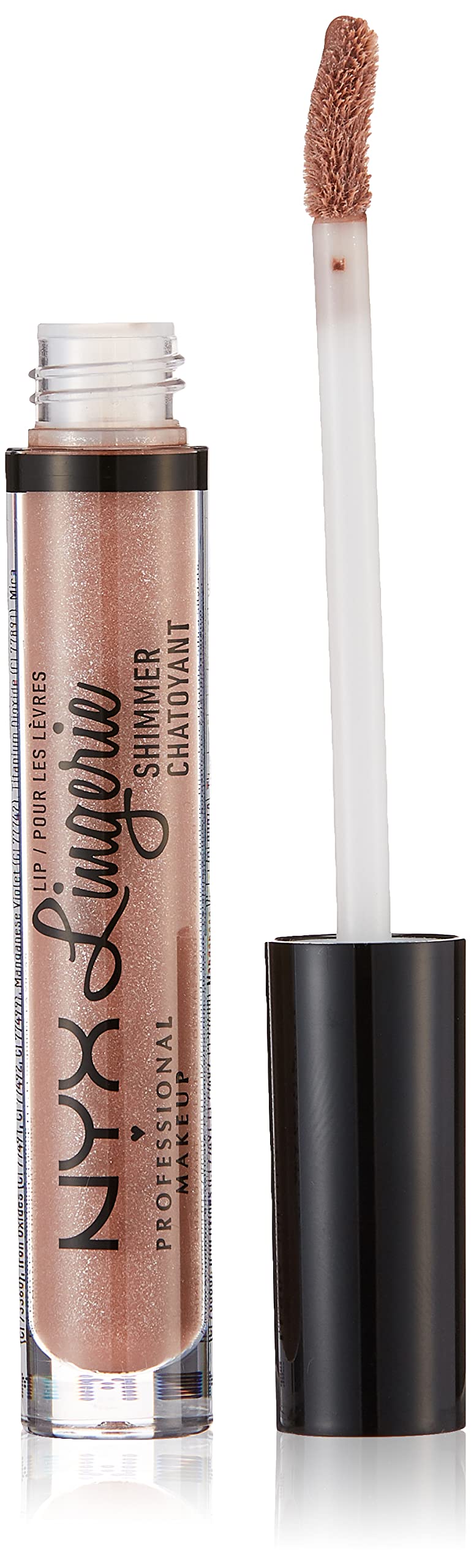 NYX PROFESSIONAL MAKEUP Lip Lingerie Shimmer, Lip Gloss - Butter, Toffee Nude Beauty & Personal Care NYX PROFESSIONAL MAKEUP