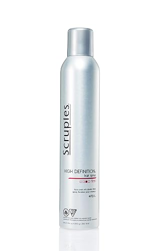 Scruples High Definition Hair Spray - Volumizing Hairspray with Extra Hold & Shine - For All Hair Types - Volumizing Spray is Humidity Resistant Beauty & Personal Care Scruples