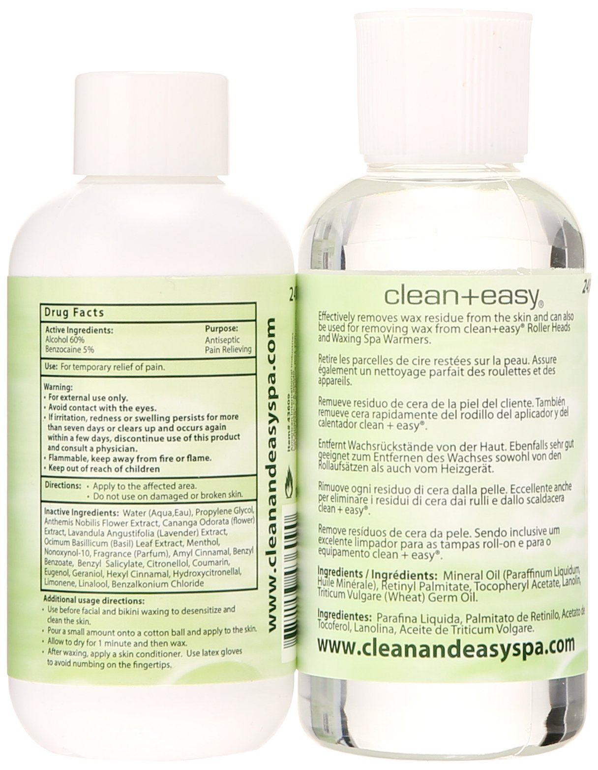 Clean + Easy Petite Triple Roll On Wax Kit for Hair Removal - Compact Waxing for Women's Face & Body, Easy At-Home Use, Smooth Long-Lasting Results Beauty and Personal Care Clean + Easy