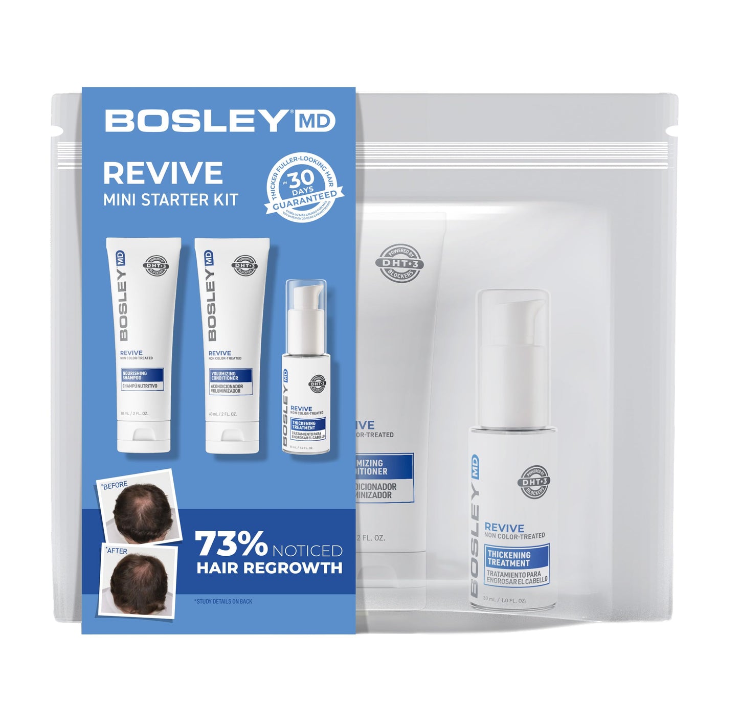 BosleyMD BOSRevive Non Color-Treated Hair Travel Kit Beauty & Personal Care BosleyMD