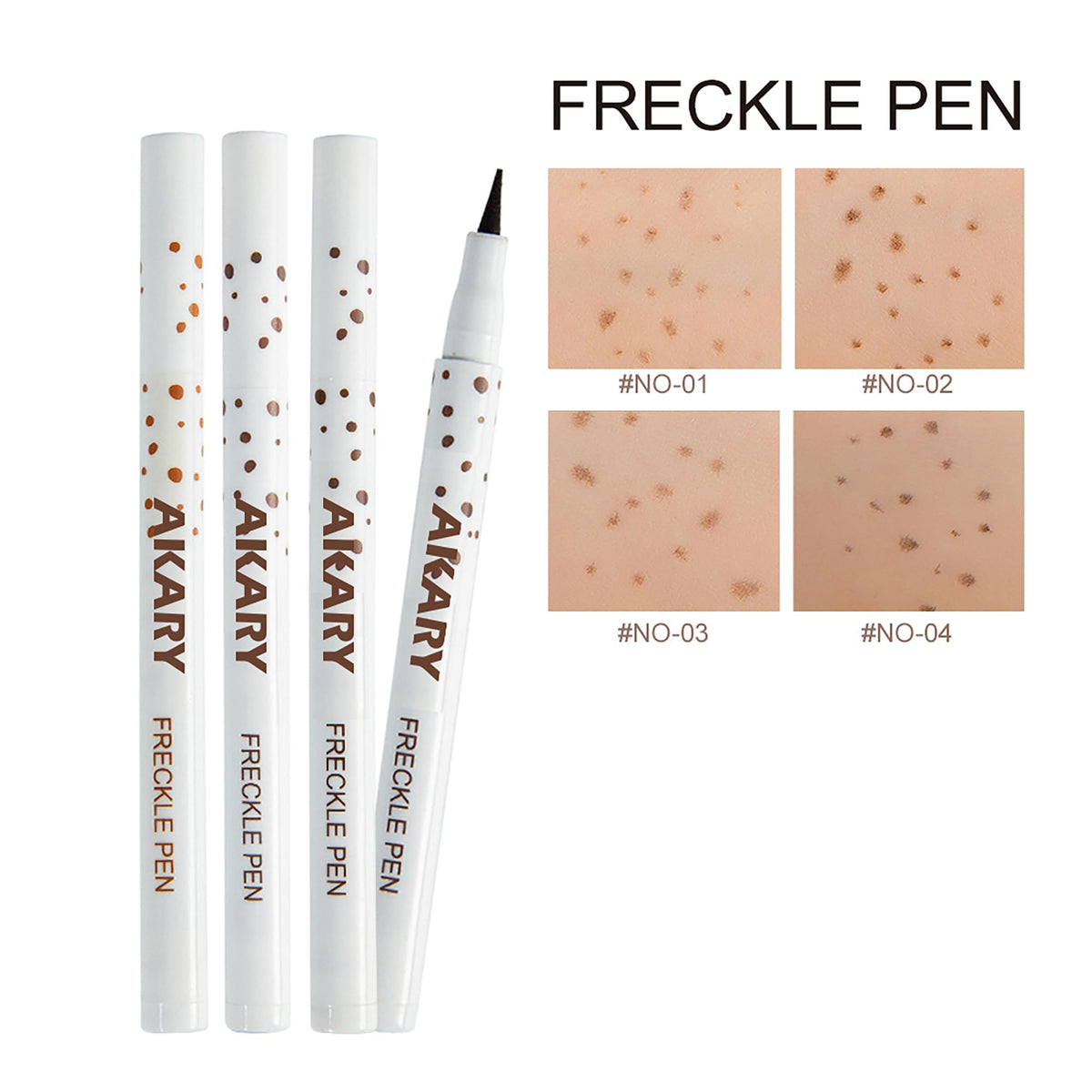 AKARY Freckle Pen Professional Lifelike Face Concealer Point Out Natural Waterproof Longlasting Soft Artificial Fine Makeup Freckle Pen Life Face Beauty & Personal Care AKARY