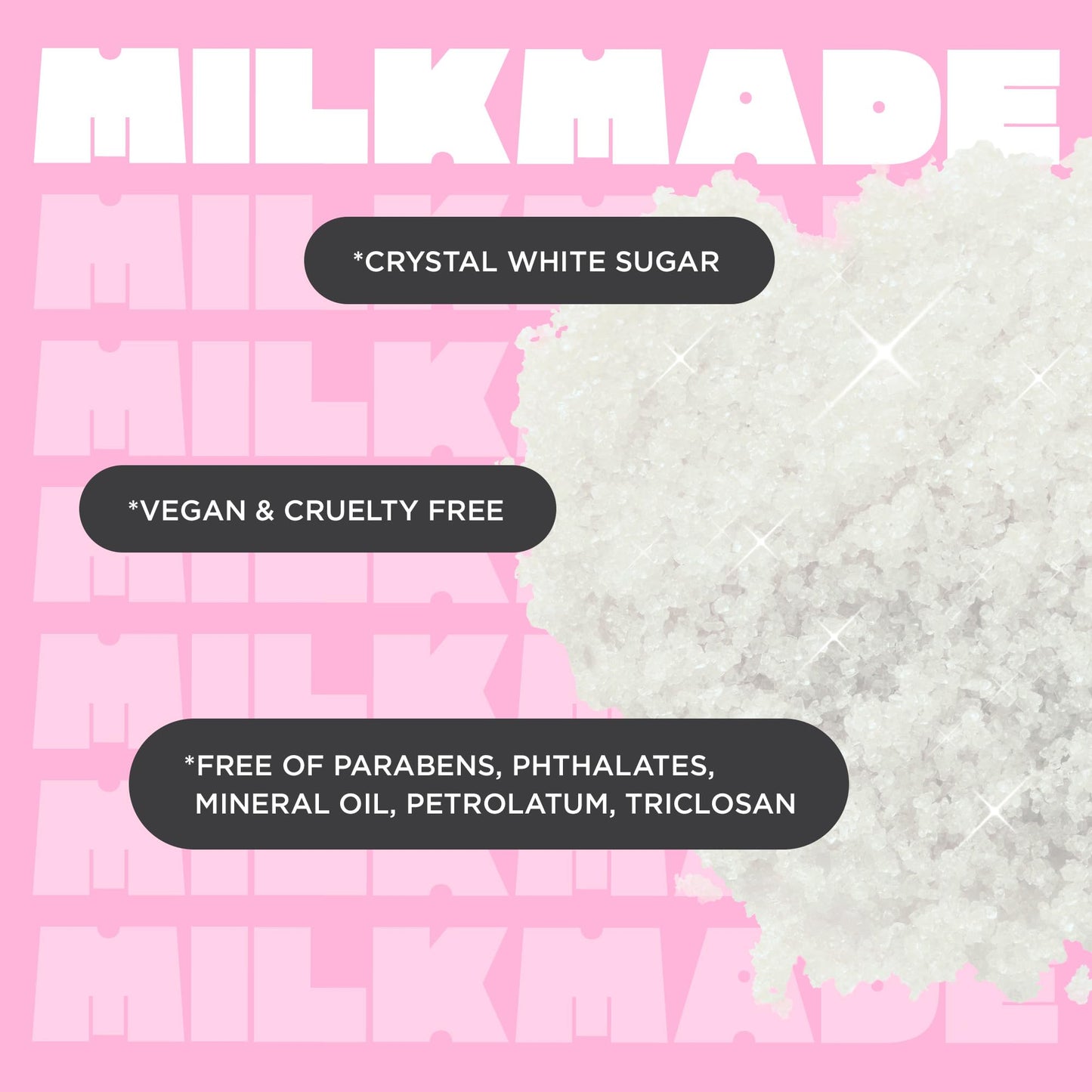 Cake Beauty Milk Made Vegan Body Sugar Scrub- Shea Butter, Candied Oat Milk & Marshmallow Root Extract - Gentle Exfoliating Hand, Leg, Foot & Body Beauty & Personal Care Cake Beauty