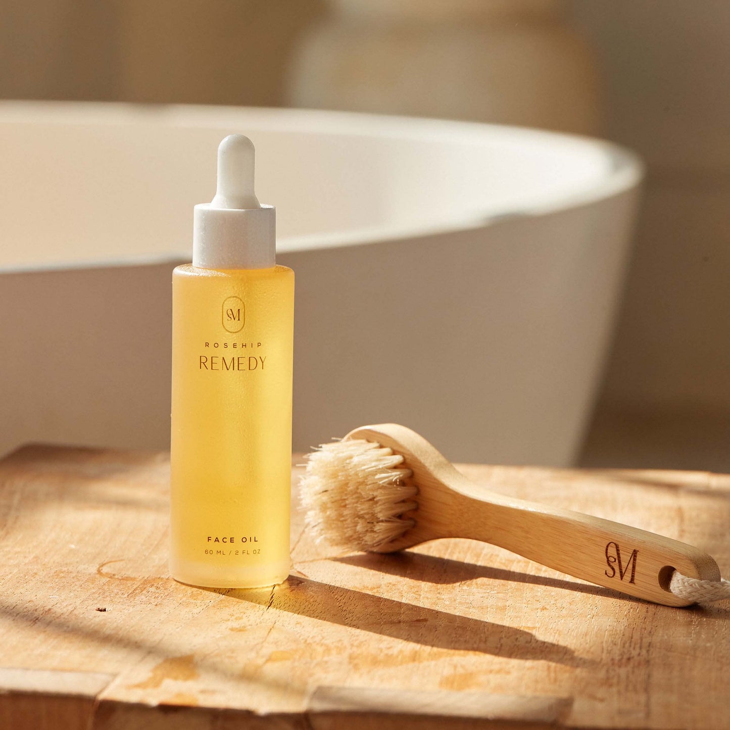 CSM Lymphatic Contour Face Brush - Natural Bristle Dry Brush for Face, Neck & Chest - Mini Facial Lymphatic Drainage Brush for Gentle Exfoliation Beauty & Personal Care C.S.M