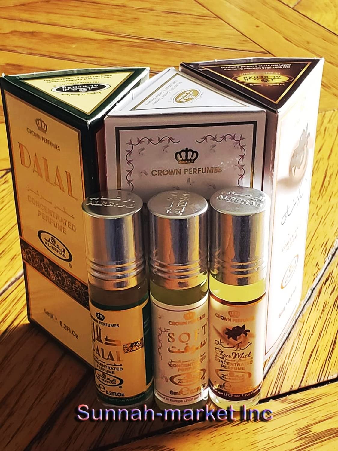 Al-Rehab Perfume Oils - Special 3-pack - Choco Musk - Soft - Dalal Beauty & Personal Care Al-Rehab