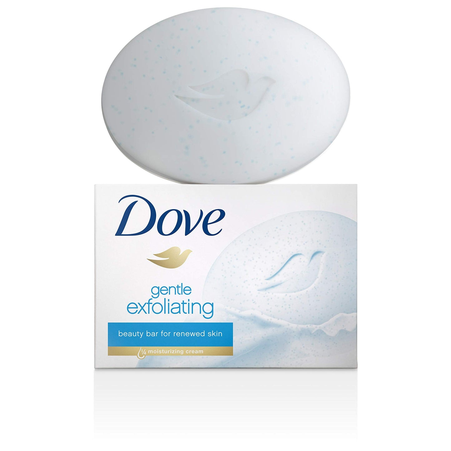 Dove Beauty Bar for Softer Skin Gentle Exfoliating More Moisturizing Than Bar Soap 3.75 oz 4 Bars Beauty & Personal Care Dove