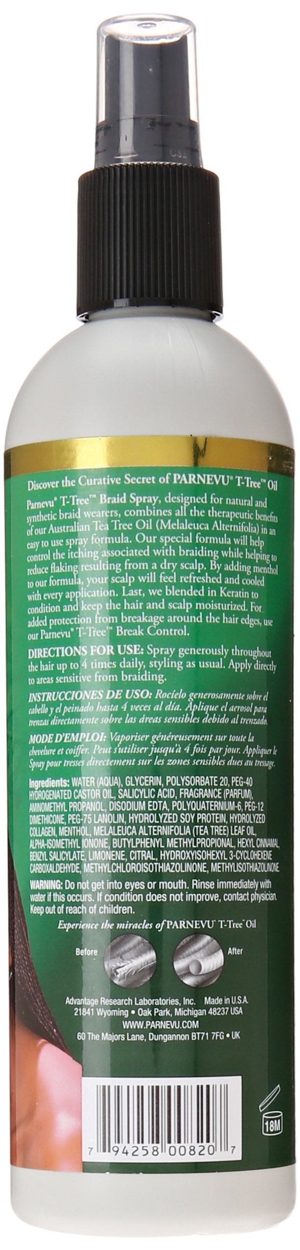 Parnevu T-Tree Braid Spray, 12 Ounce Beauty & Personal Care Parnevu