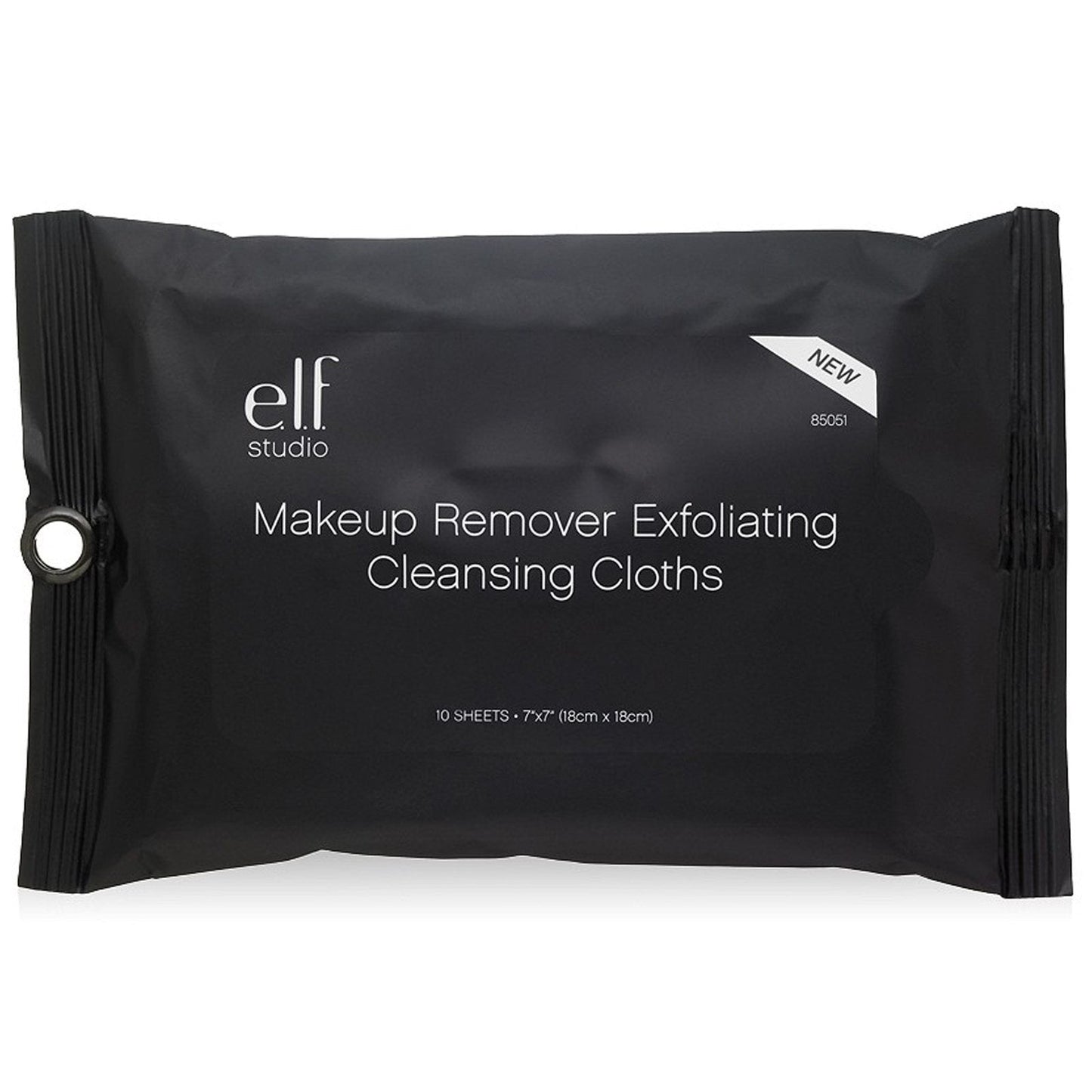 e.l.f. Studio Makeup Remover Exfoliating Cleansing Cloths - Exfoliating Cloth Beauty & Personal Care e.l.f.