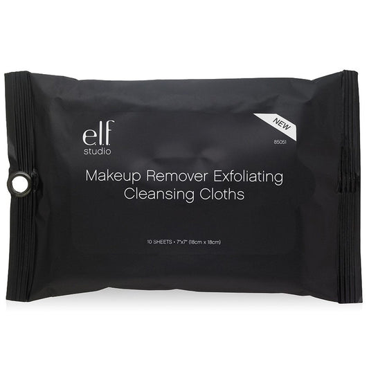e.l.f. Studio Makeup Remover Exfoliating Cleansing Cloths - Exfoliating Cloth Beauty & Personal Care e.l.f.