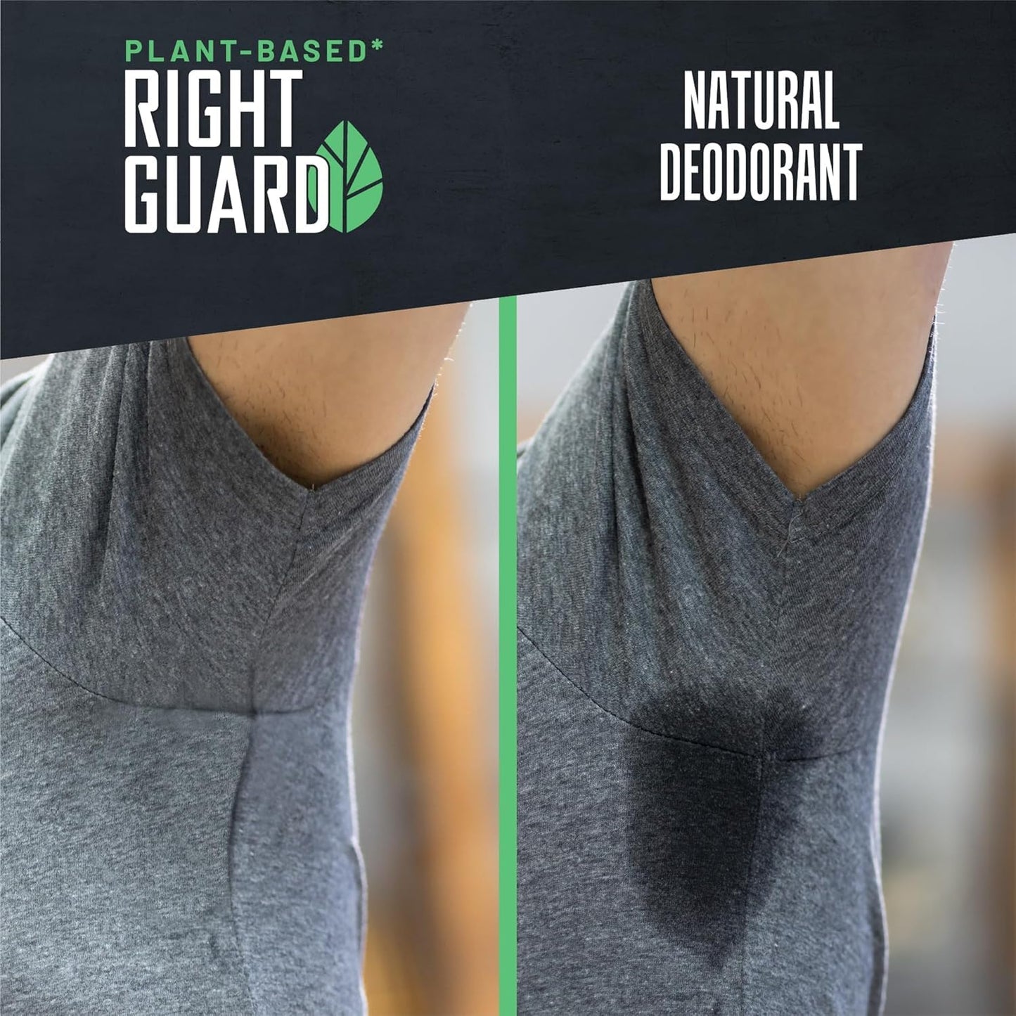 Right Guard Plant-Based Antiperspirant with Aluminum Sweat Blockers Invisible Solid Mens Deodorant, Mountain Fresh Scent, 2X Sweat Protection, 72HR Beauty and Personal Care Right Guard