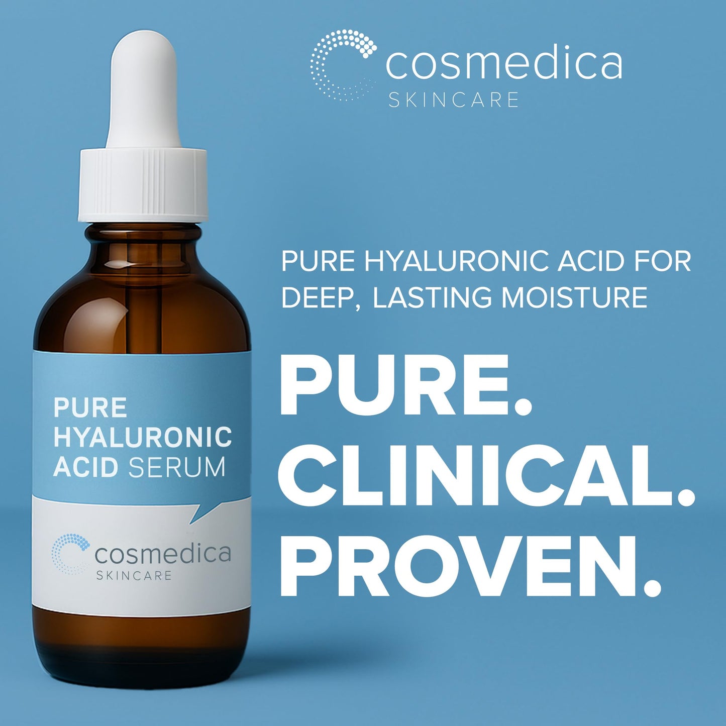 Cosmedica Skincare Hyaluronic Acid Serum, 1 Fl. Oz Beauty & Personal Care Cosmedica Skincare
