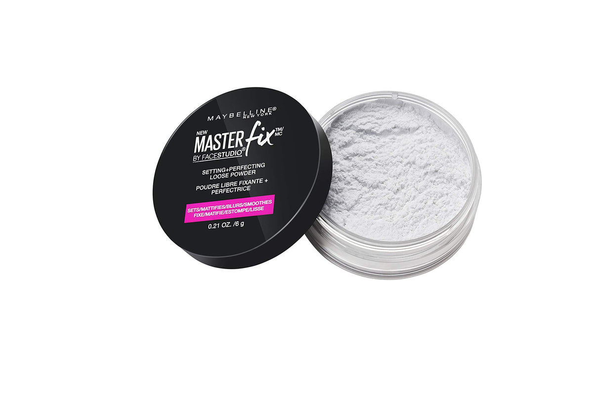 Maybelline Facestudio Lasting Fix Setting + Perfecting Loose Powder Makeup, All Day Matte Wear, Minimizes Shine, Sets Foundation Makeup, Translucent Beauty & Personal Care MAYBELLINE