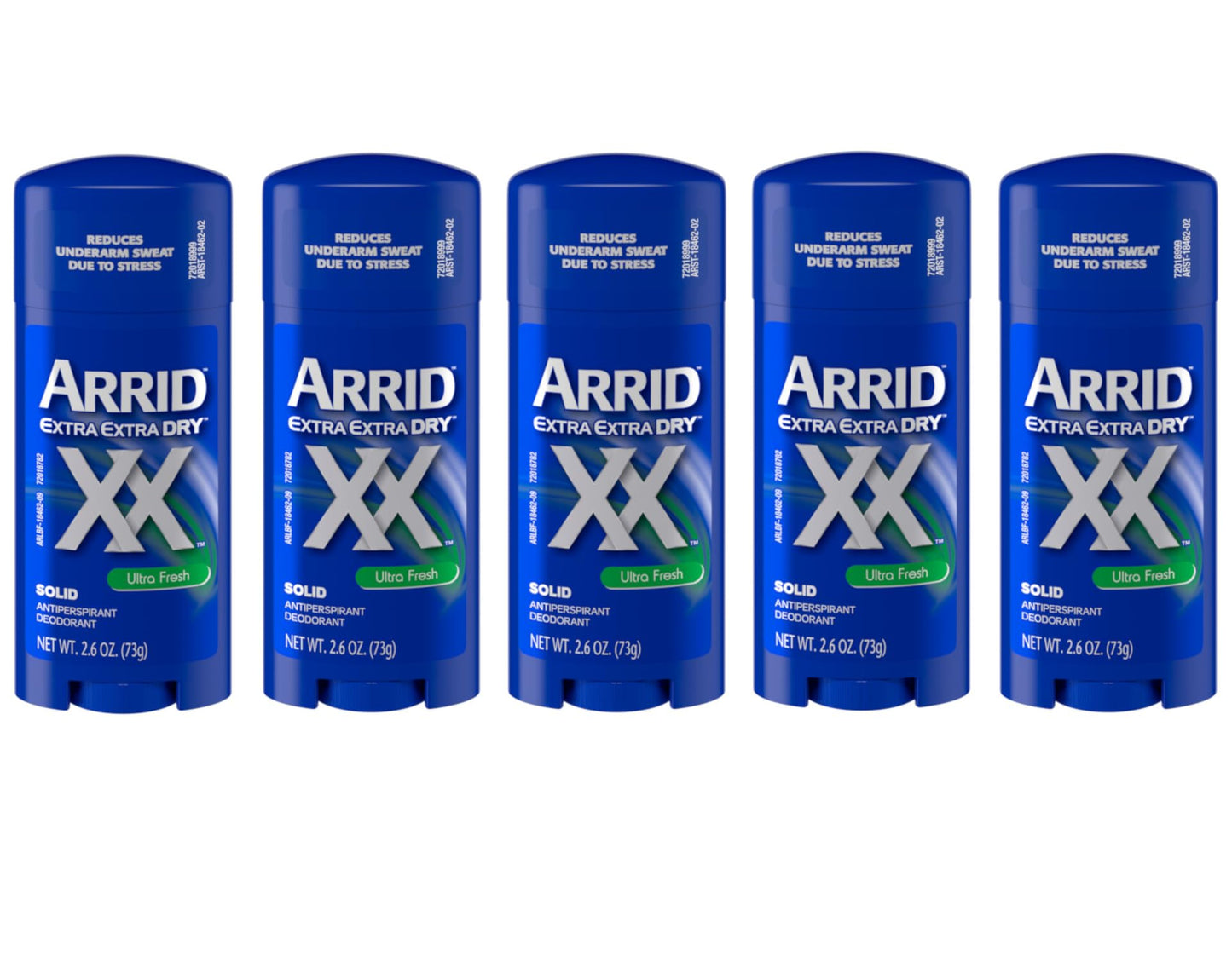 ARRID XX Anti-Perspirant Deodorant Solid Ultra Fresh - 2.6 oz, Pack of 5 Beauty and Personal Care Arrid