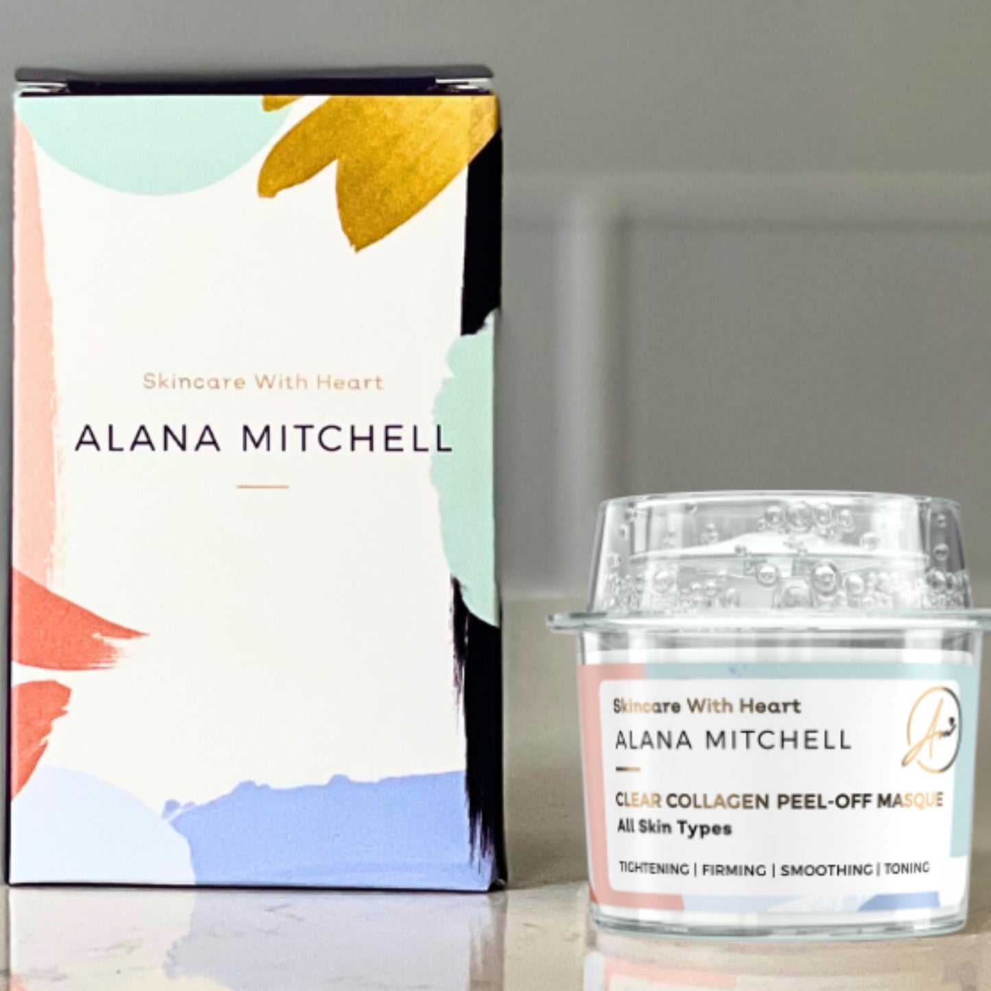 Alana Mitchell Anti Aging Collagen Facial Mask, Peel Off Face Mask Reduces Wrinkles & Fine Lines, Hydrating Face Masks, Tightening & Firming Skin Beauty & Personal Care Alana Mitchell