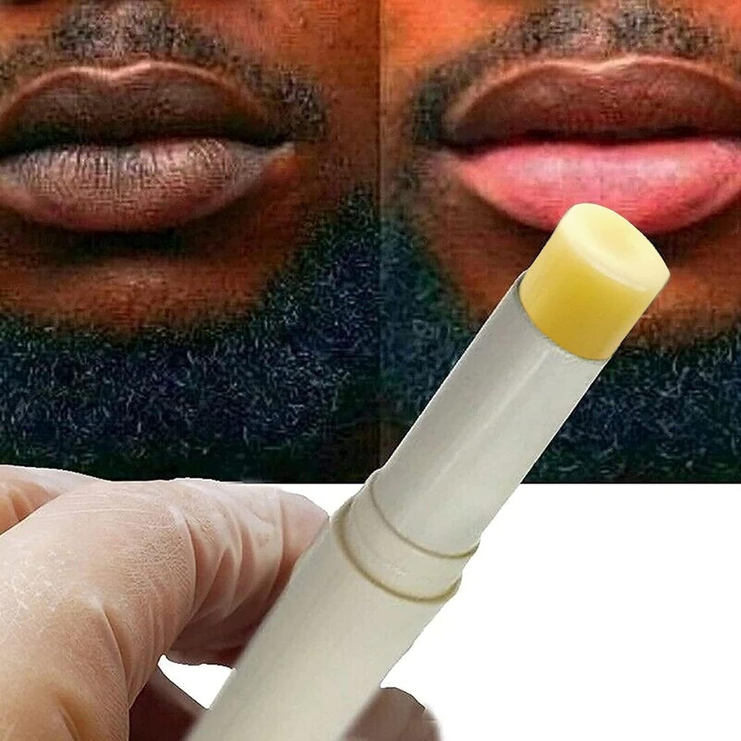 Cayes 2PCS Handmade Plant lip balm Pink Lips Serum Brighten Dark Lips Bleaching Essence Lip Balm Repair Fine Lines Brighten Moisture Exfoliator Lip Beauty and Personal Care Cayes