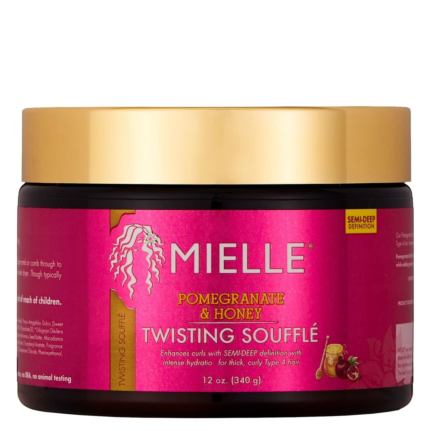 Mielle Organics Pomegranate & Honey Twisting Soufflé, Sulfate and Paraben Free, 12 Ounces Beauty & Personal Care Mielle Organics