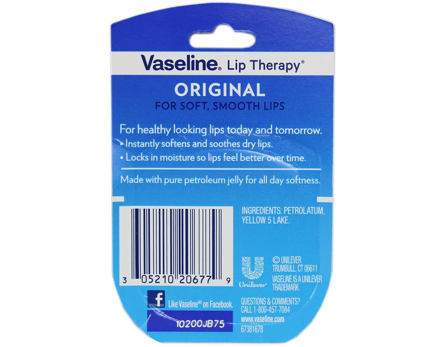 Vaseline Lip Therapy Original Mini, 0.25 ounces (Pack of 4) Beauty and Personal Care Vaseline