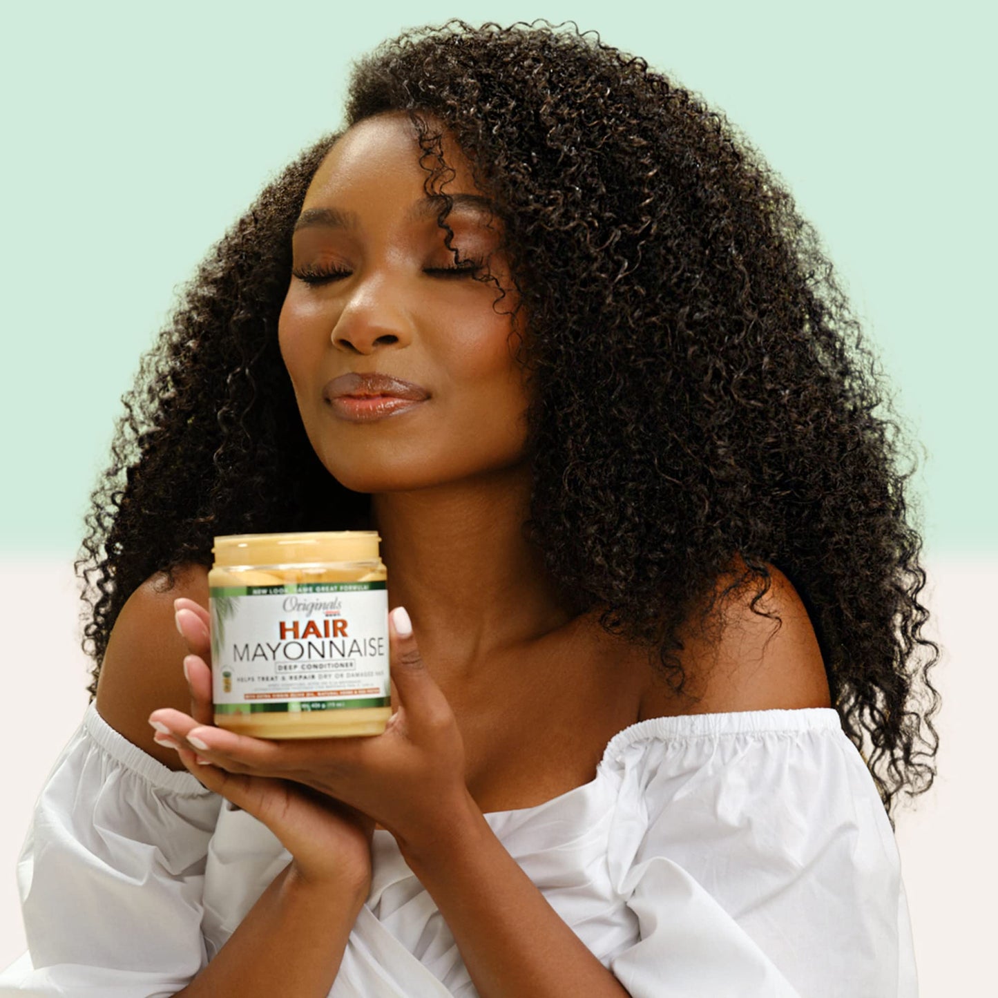 Originals By Africa's Best Hair Mayonnaise Conditioner - 2 Pack (15 oz Jars) - Enriched with Herbal Extracts, Egg Protein & Olive Oil for Deep Beauty & Personal Care Originals by Africa's Best