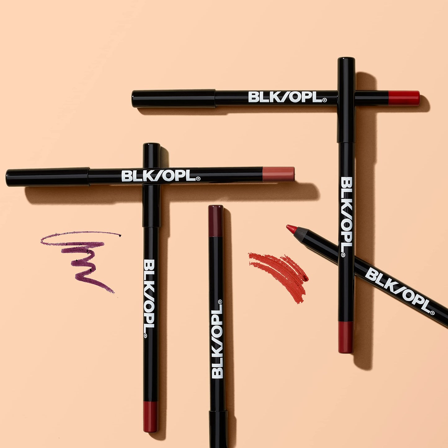 BLK/OPL Lip Liner Pencil, Precision Lip Definer-Hydrating & Long-Lasting Creamy Lipliner with a Feather-Proof Base-Bold, Saturated Matte Lip Beauty & Personal Care Black Opal