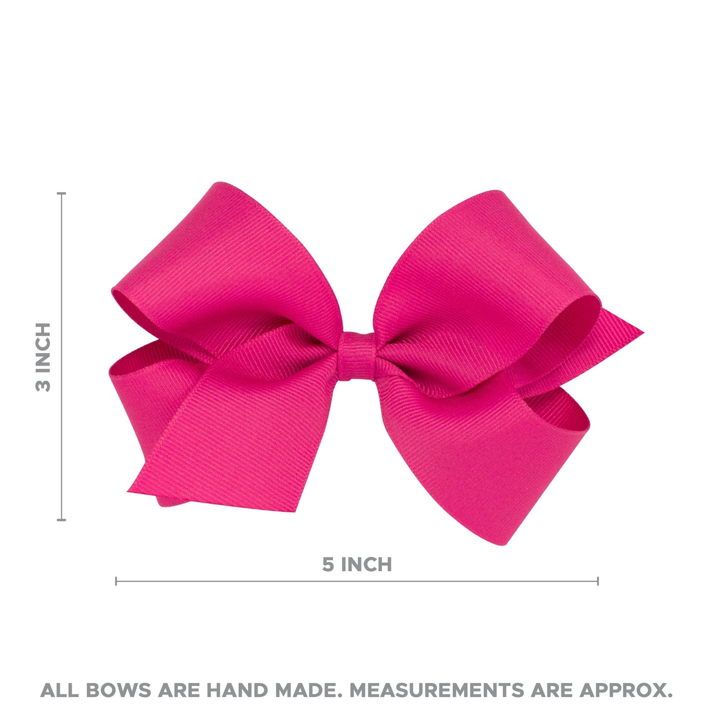 Wee Ones Girls' Grosgrain Hair Bows with Organza Overlay on a WeeStay Clip, Medium, Off White Beauty & Personal Care Wee Ones