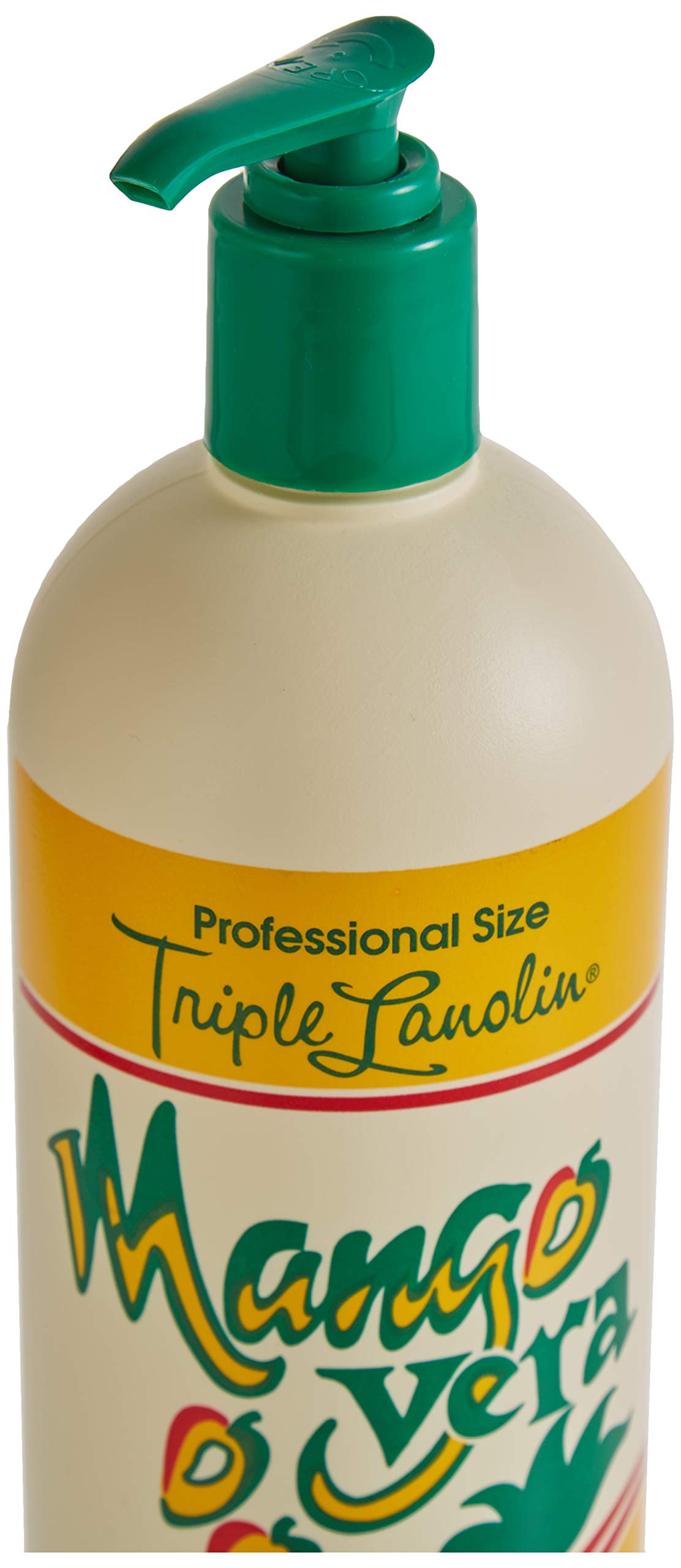 Triple Lanolin Mango Vera Soothing Lotion (20 Oz) - Tropical Mango Scented Aloe & Lanolin Moisturizer for All Skin Types - Deeply Hydrating Hand Beauty & Personal Care Triple Lanolin