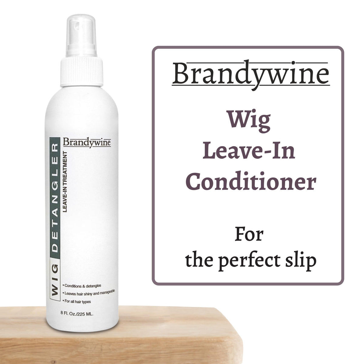 Wig Detangler Spray, Leave In Conditioner for Synthetic & Human Hair