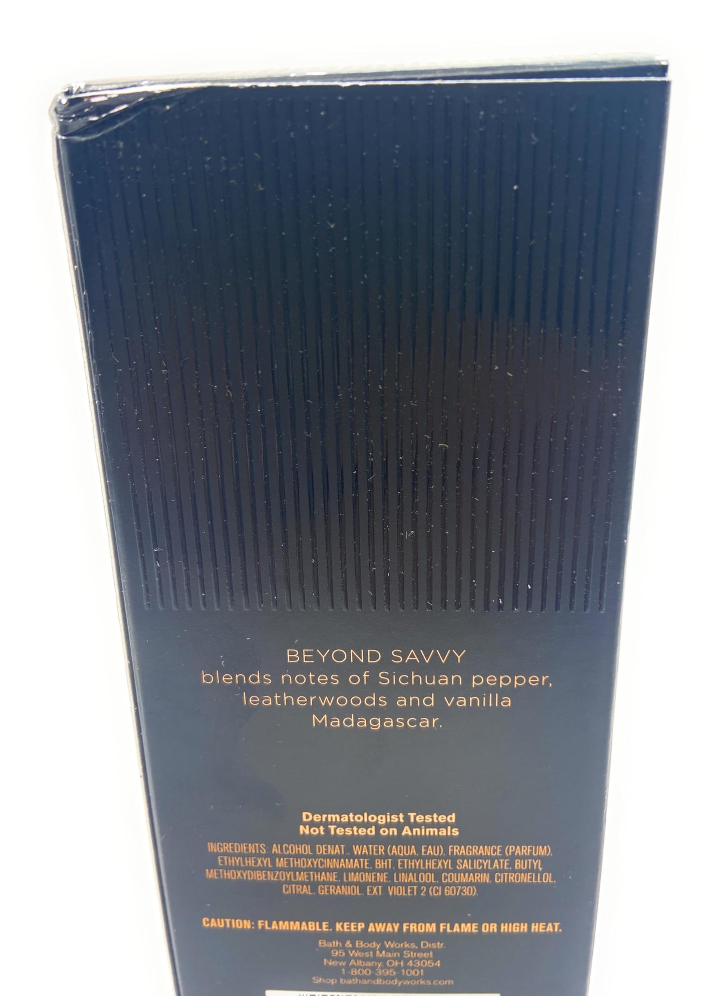 Bath and Body Works Beyond Savvy Men's Collection Cologne 3.4 Fluid Ounce Spray Beauty & Personal Care Bath & Body Works