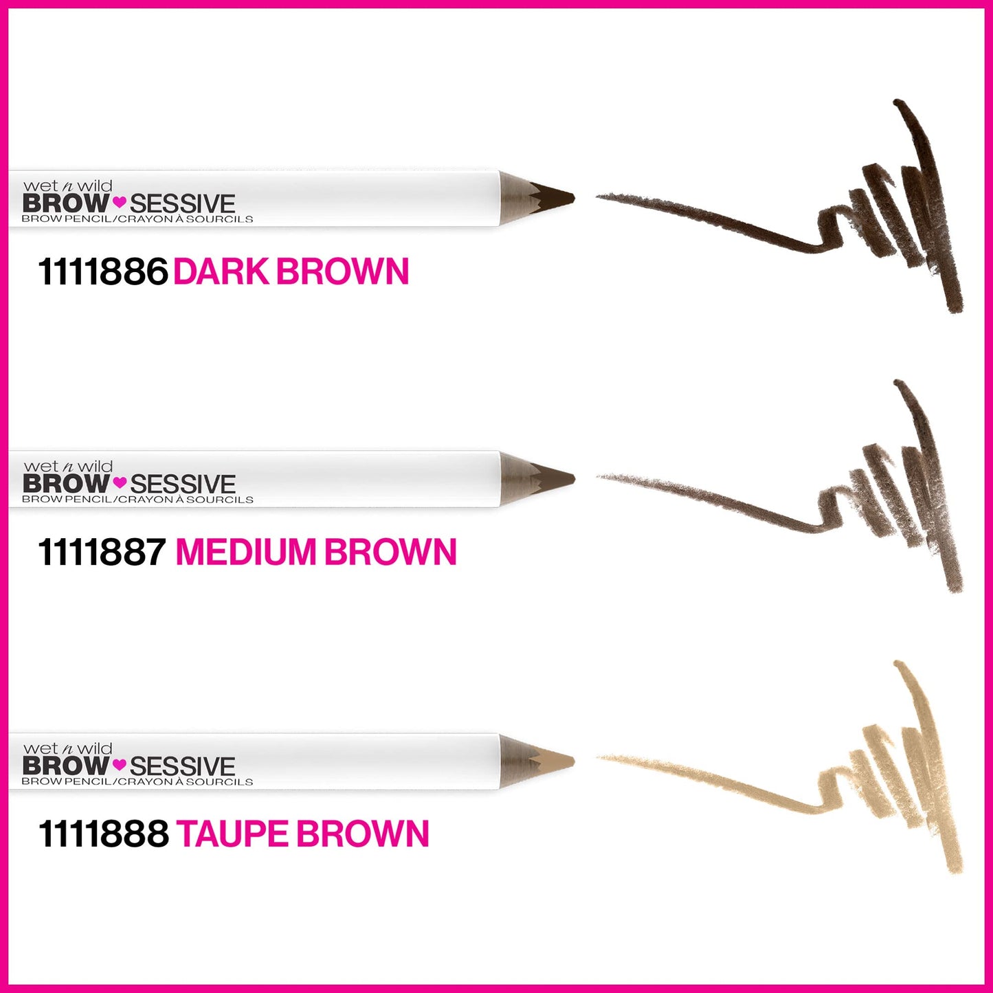 wet n wild Brow-Sessive Brow Pencil, Ultra-Precise Dual Ended Spoolie Brush for Perfect Buildable Blendable Shaping, Natural Lasting Shades for Every Beauty & Personal Care wet n wild