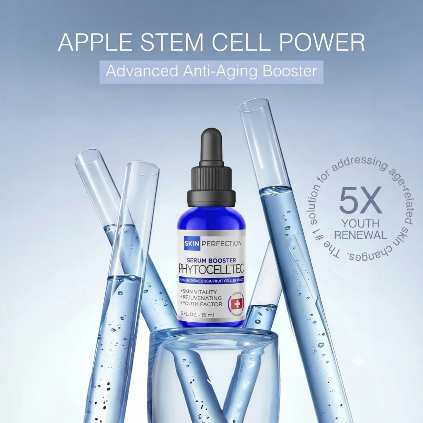 Skin Perfection Phytocell Tec Malus Domestica Apple Stem Cells Anti-aging Serum Booster Youth-boosting Phospholipids Hydration Lotion Making Supplies Beauty & Personal Care Skin Perfection