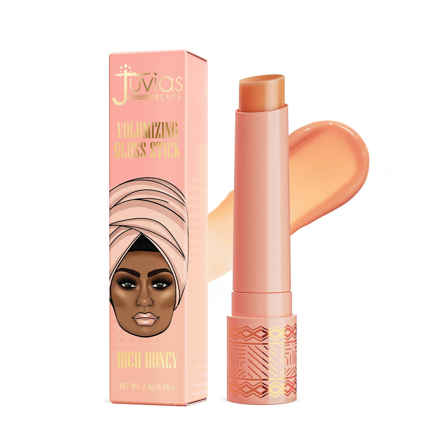 Juvia's Place Volumizing Gloss Stick - Rich Honey - Shiny Luscious Lips with Nourishing Hydration, Plumping, Lip Plumper, Plumping Lip Balm, Hydrating Beauty & Personal Care Juvia's Place