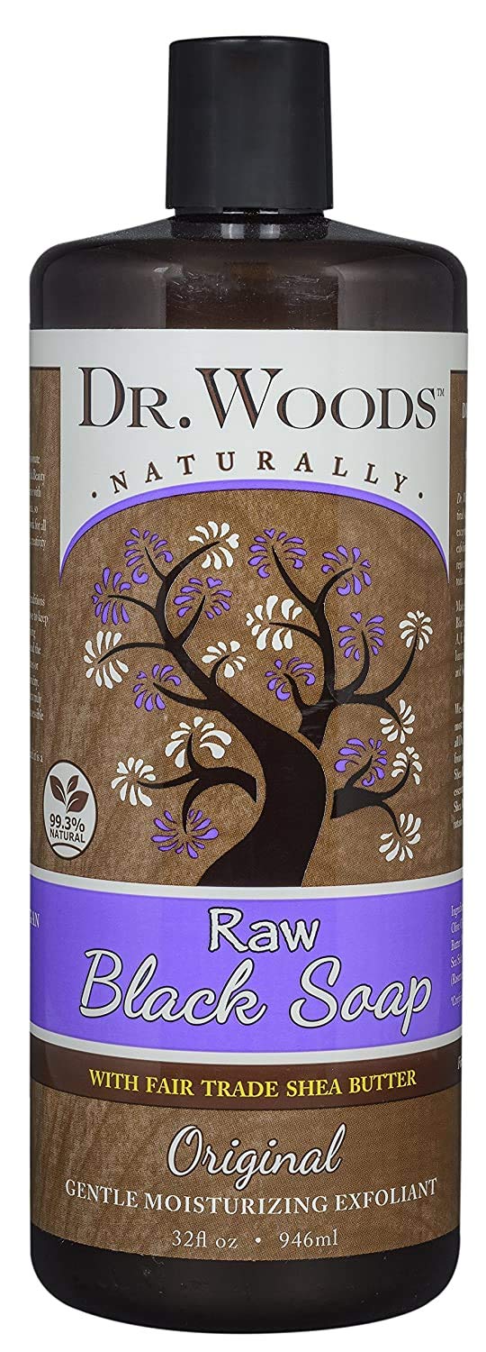 Dr. Woods Shea Vision Pure Black Soap with Organic Shea Butter 32 oz (Pack of 6) Beauty & Personal Care Dr. Woods