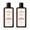 Cremo Rich-Lathering Bourbon & Oak Body Wash, A Sophisticated Blend of Distillers Spice,16 Fl Oz (2-Pack), Packaging may vary Beauty & Personal Care Cremo