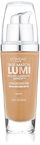 L'Oreal Paris True Match Lumi Healthy Luminous Makeup, N7-8 Classic Tan Cappucino, 1 fl; oz. Beauty & Personal Care L'Oreal Paris