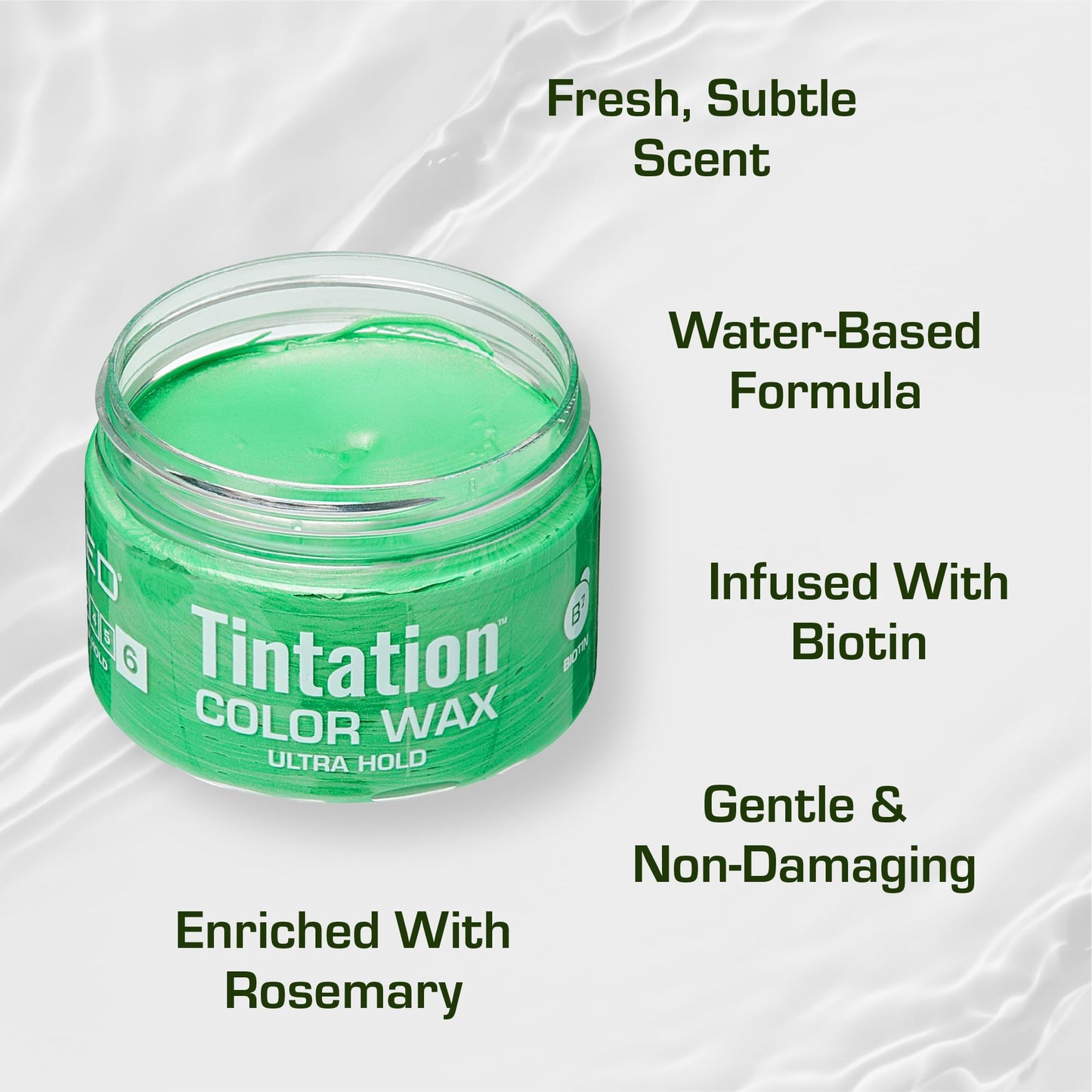 Red by Kiss Tintation Temporary Hair Color Wax - Vivid Instant Color, Ultra Hold, Water & Sweat Resistant, Curly Hair Safe, Non-Drying & Damage-Free Beauty & Personal Care Red by Kiss