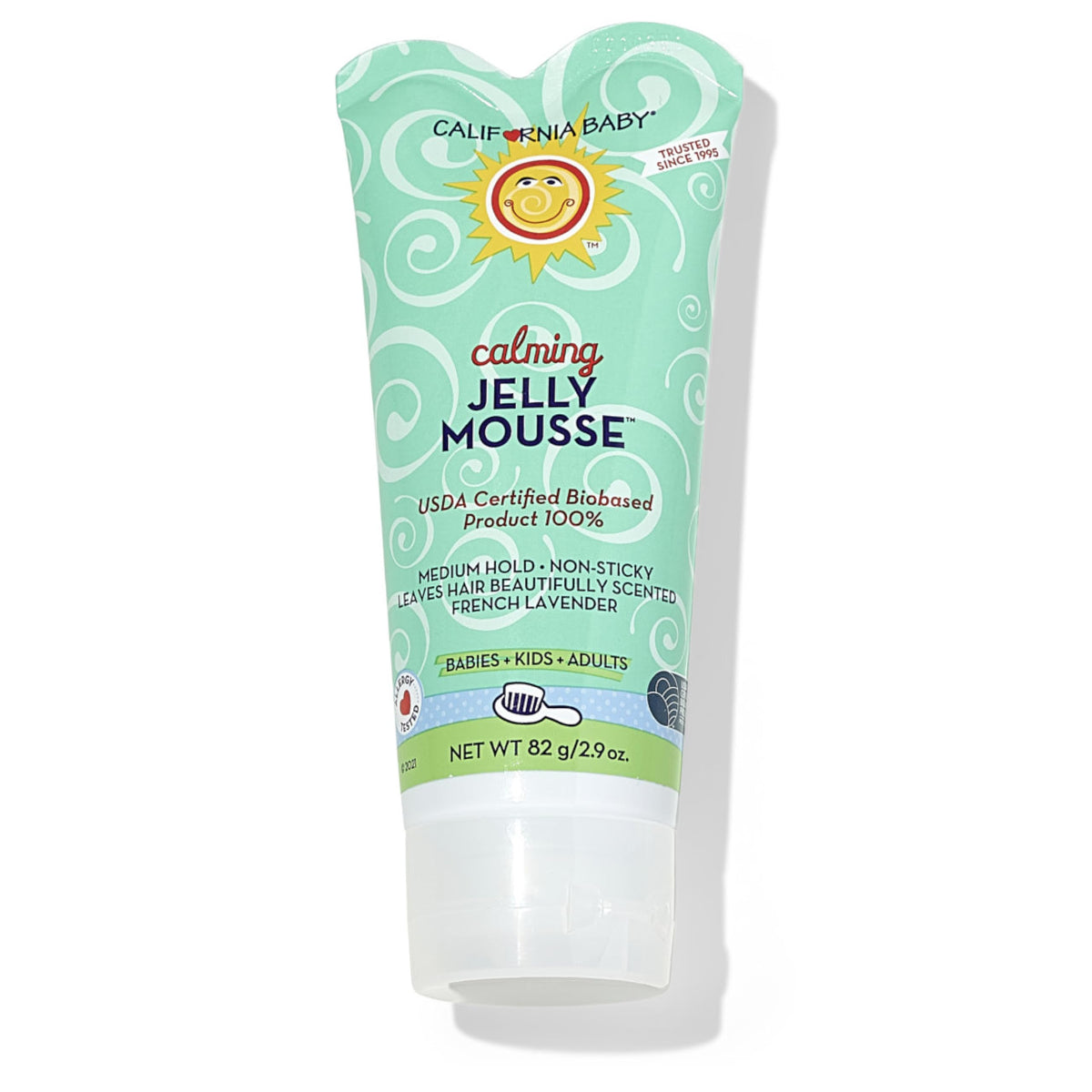 California Baby Calming Hair Gel for Kids | 100% Plant-Based Baby Hair Gel | Medium-Hold | Lavender Scent | Hypoallergenic| 82 g / 2.9 oz. Beauty & Personal Care California Baby
