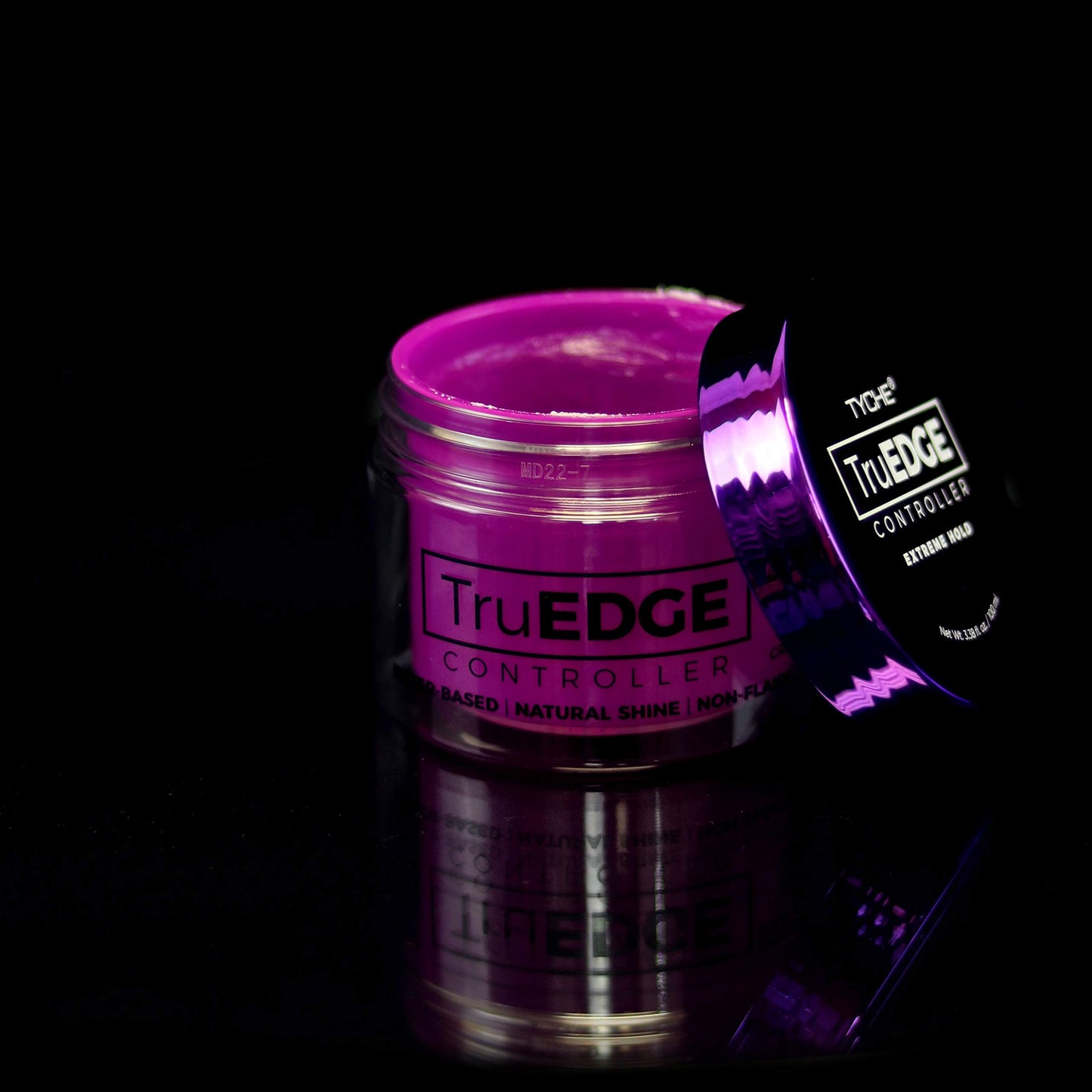 Tyche TruEDGE Controller Extreme Hold Water-Based Pomade - Ntaural Shine & Non-Flaky Scented Edge Control - Perfect for Hair-Braiding (Grape) Beauty & Personal Care Tyche