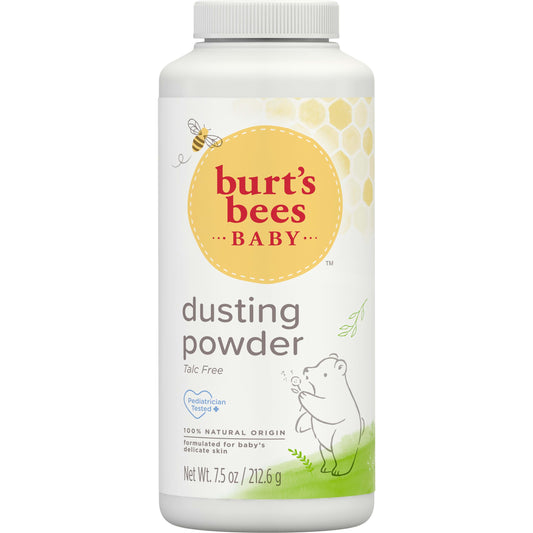 Burt's Bees Stocking Stuffers, Baby Dusting Powder, 100% Natural Origin, Talc-Free, Pediatrician Tested, 7.5 Ounces, Pack May Very Beauty & Personal Care Burt's Bees