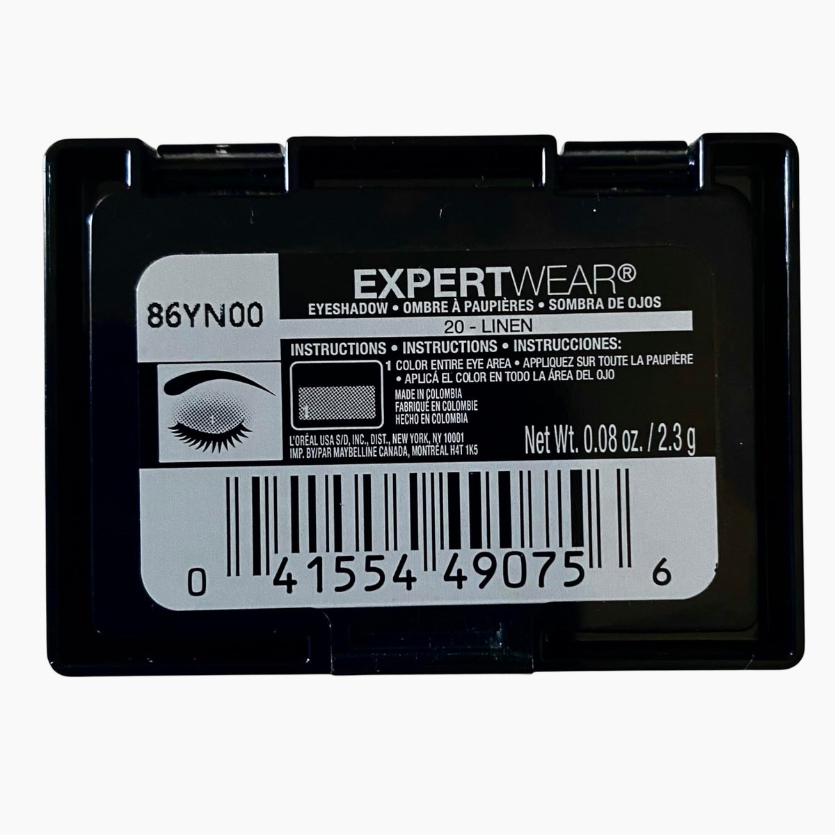(2 Pack) Maybelline New York Expert Wear Eyeshadow, Singles, Linen [15S]