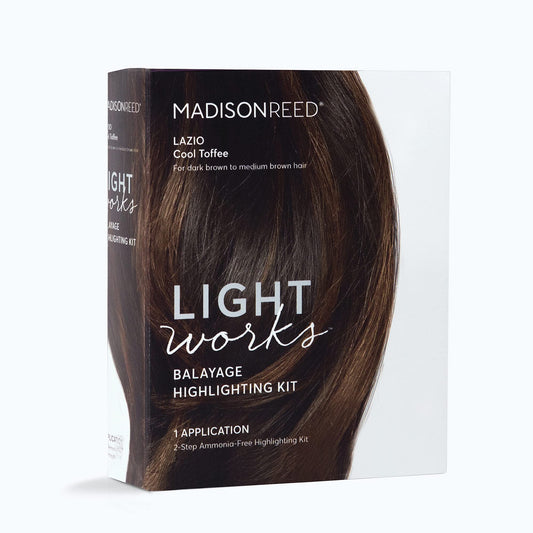 Madison Reed Light Works Balayage Highlighting Kit, Creates Natural-Looking Cool Toffee Highlights (Lazio - Brown), Amonia Free, Cruelty Free, 2 Step Beauty & Personal Care Madison Reed