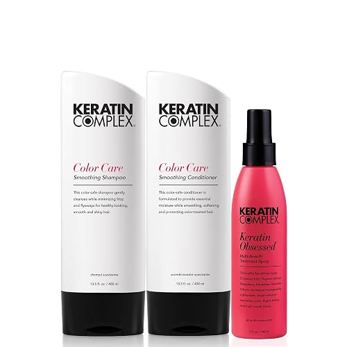 Keratin Complex - KCEXPRESS Treatment Aftercare Kit - Color Care Shampoo, Color Care Conditioner, Keratin Obsessed Beauty & Personal Care Keratin Complex