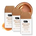 b.pure Moisturizing Bronzer Drops | Rose Gold | Tinted Face & Skin Glow Enhancer | 1 oz, 3-Pack Beauty & Personal Care b.pure