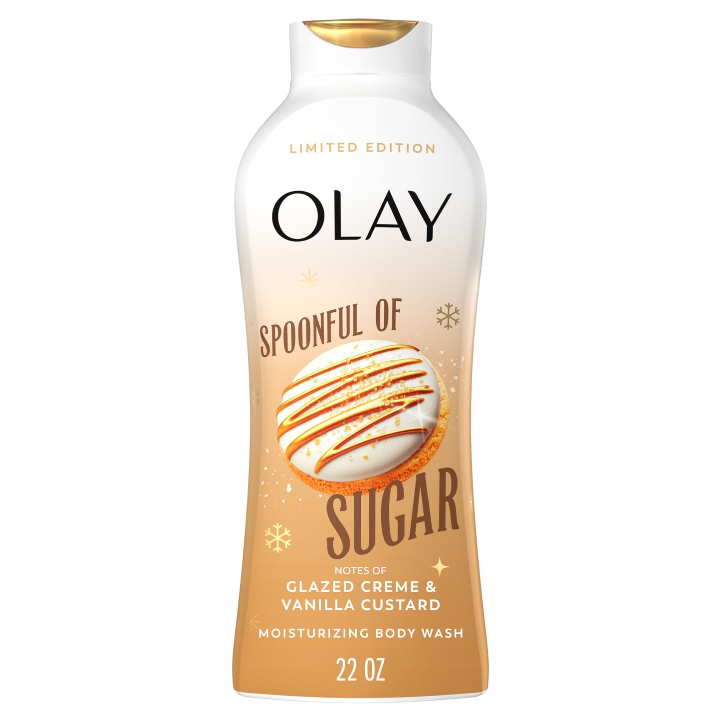 Olay Body Wash for Women, Hydrating & Moisturizing, Holiday Edition, With Plant Based Cleansers, B3 Complex, For All Skin Types, Spoonful of Sugar Beauty & Personal Care Olay