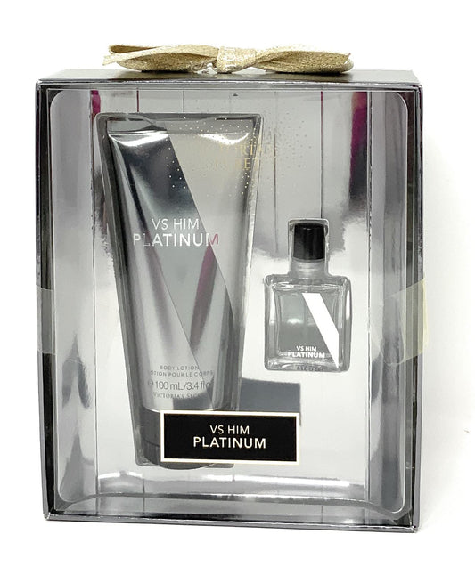 Victoria's Secret Eau de Parfum .25 oz. & Fragrance Lotion 3.4 oz Mini Perfume Gift Set, Very Sexy Platinum for Him Beauty & Personal Care Victoria's Secret