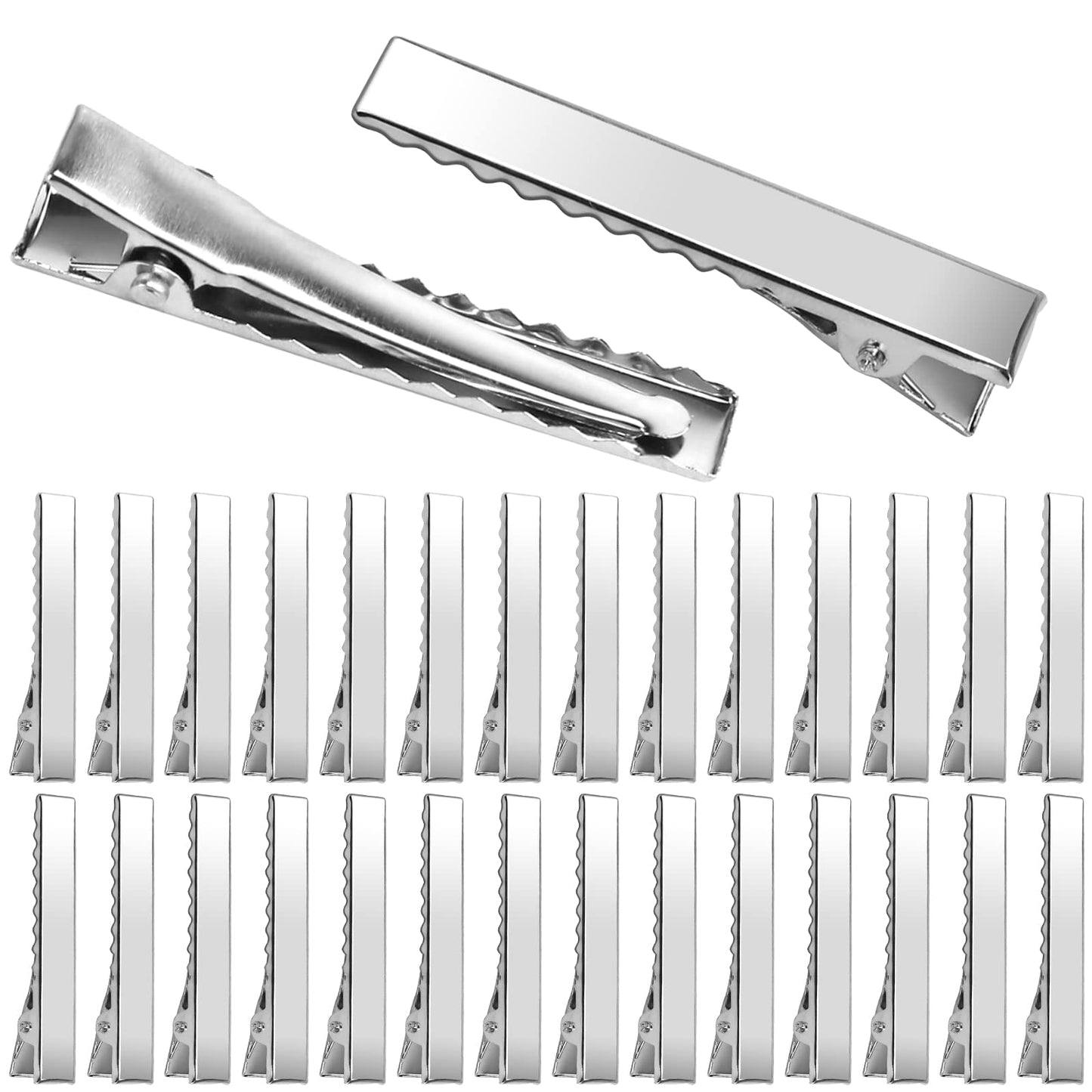 Alligator Hair Clips, 210 PCS Single Prong Metal Clips for Hair Bows and Crafts - Silver Flat Gator Clips in Bulk DIY Supplies for Accessory Making Beauty & Personal Care Aisuly